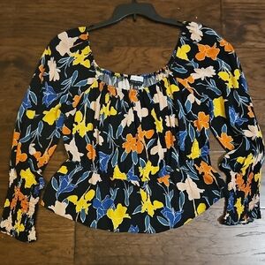 Floral Print Women's Top / Eloquii